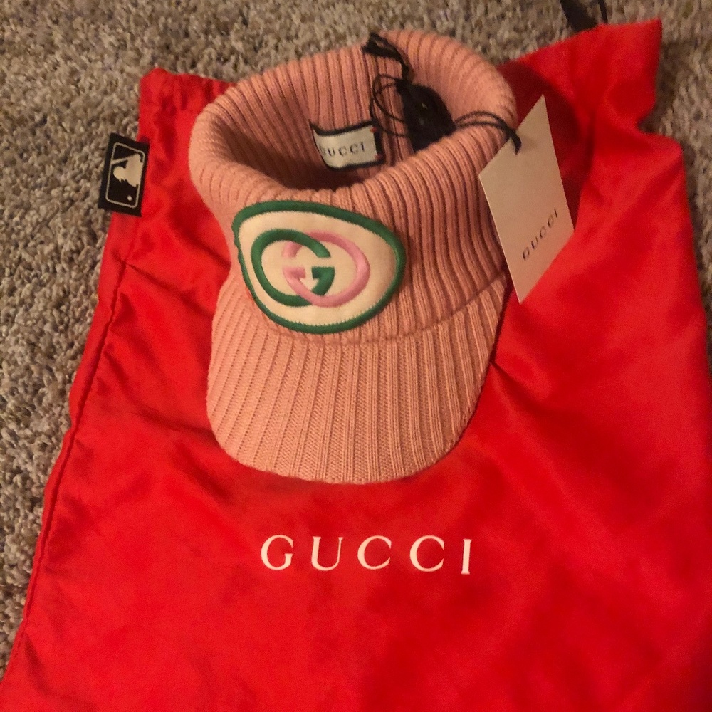 Gucci Wool Visor with Interlocking G patch